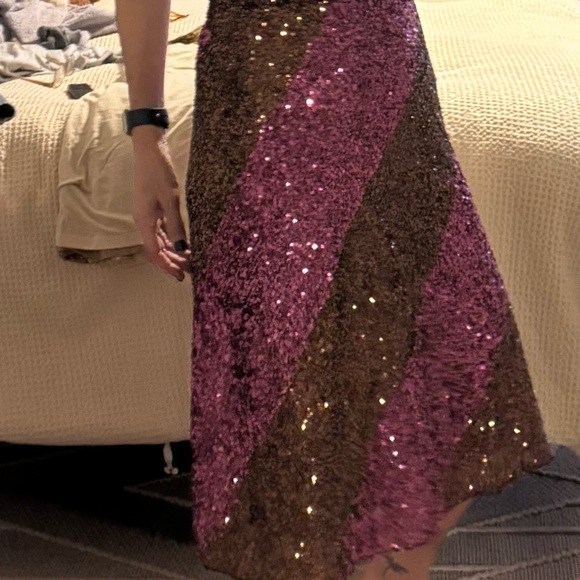 Bl-nk Rossellini violet sequence dress - Picture 4 of 11